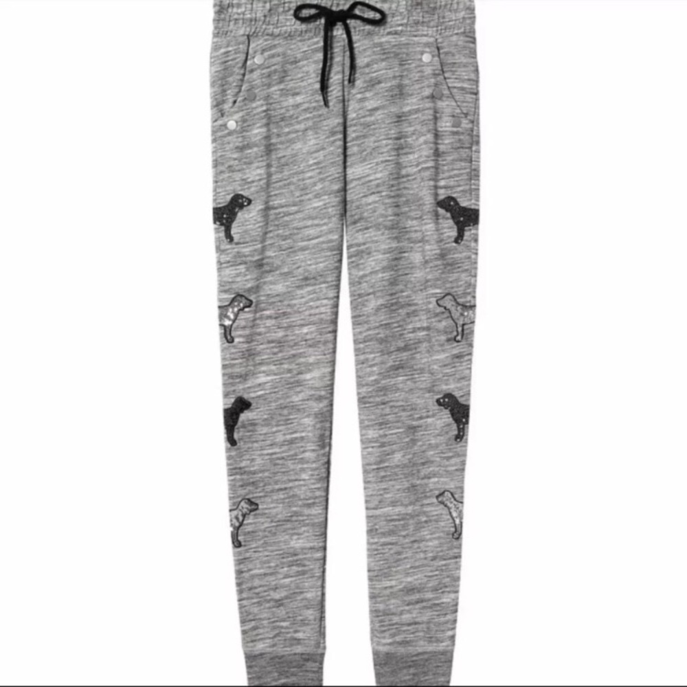 NWT Pink bling skinny joggers sz xs
